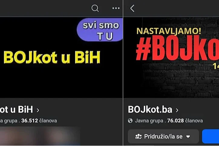 Raskol u grupi koja je organizovala bojkot trgovina u BiH: Neslaganje o taktici ih podijelilo u dvije struje