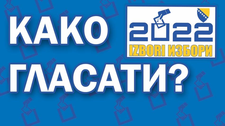 Kako glasati? Pogledajte uputstvo centralne izborne komisije (VIDEO)
