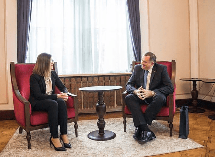 Dodik razgovarao sa slovenačkom ambasadorkom 