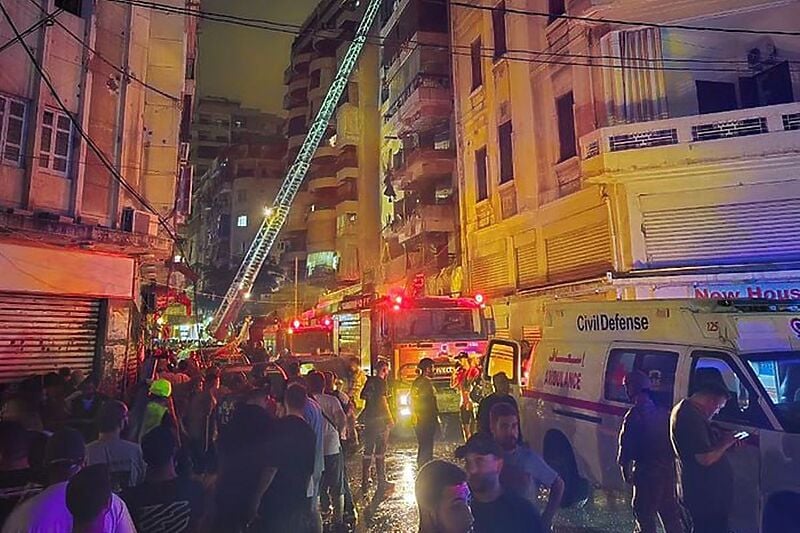 Žestoki izraelski napadi na centar Bejruta: Srušila se cijela zgrada, poginulo 11 osoba