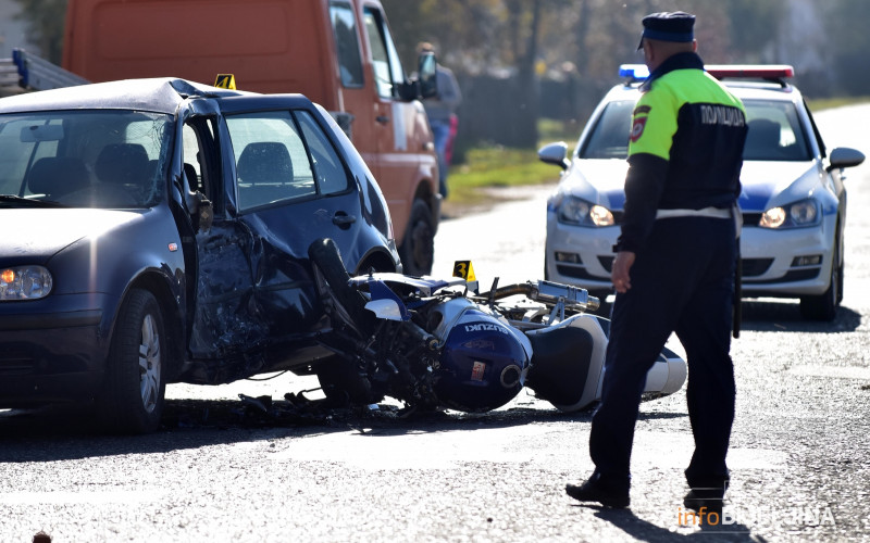 U sudaru kod Prnjavora poginuo motociklista