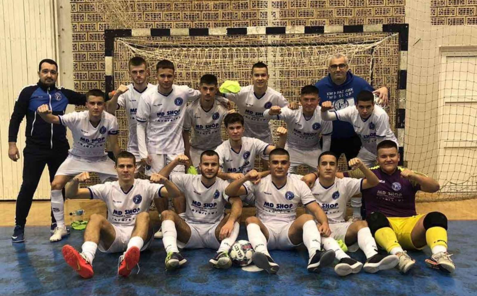 Juniorska ekipa KMF Radnika MD Šop  se okitila titulom jesenjeg prvaka