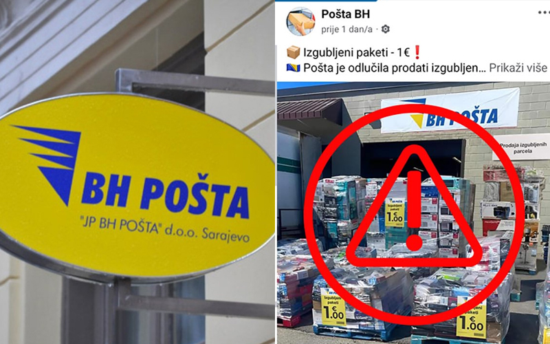 Iz BH Pošte ponovo upozorili građane: Prevare i preko Facebooka, Instagrama i TikToka