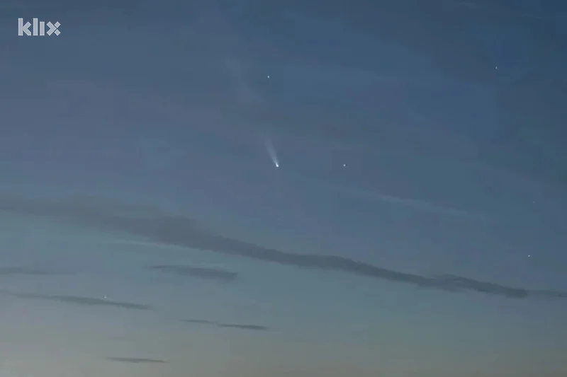 Nebo iznad Sarajeva večeras je ukrasila kometa koja je posljednji put viđena prije 80.000 godina