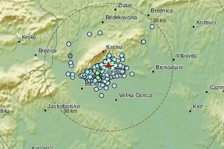 Zemljotres u Zagrebu