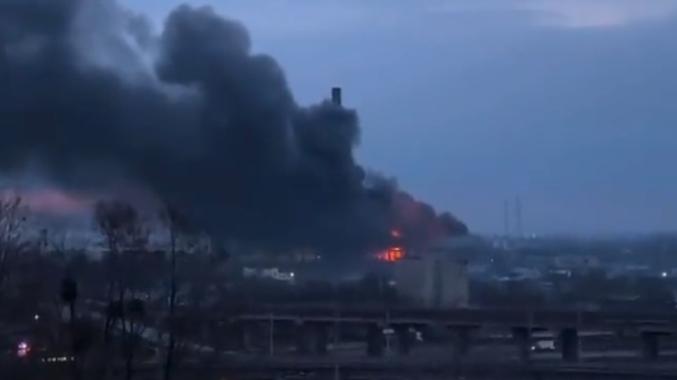 ŽESTOKA RAKETNA PALJBA PO KIJEVU! Gusti dim nadvio se nad gradom