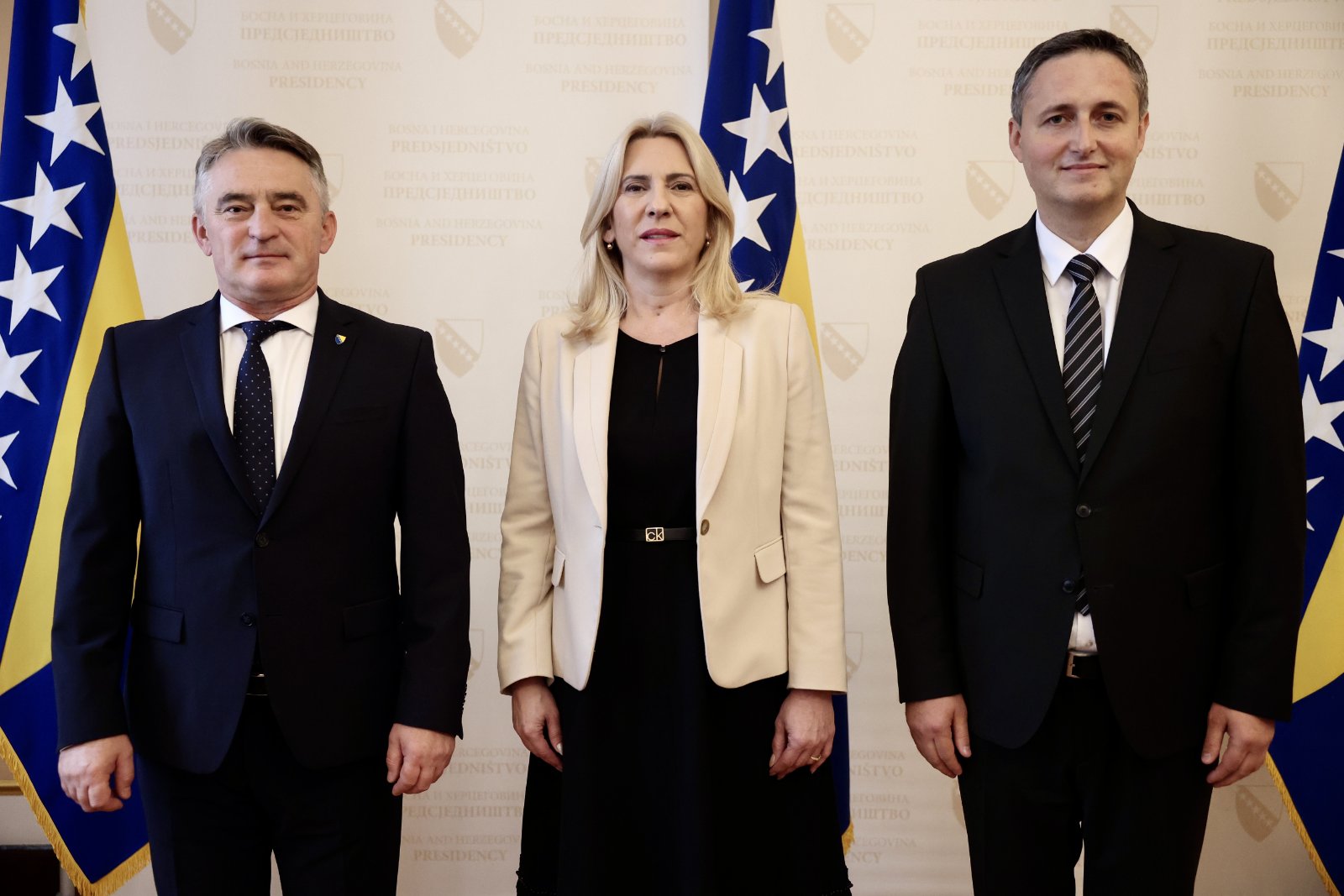 Članovi Predsjedništva BiH položili zakletvu, Cvijanovićeva predsjedavajuća