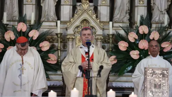 USKRS U BIH Nadbiskup Vukšić predvodio svetu misu povodom Uskrsa