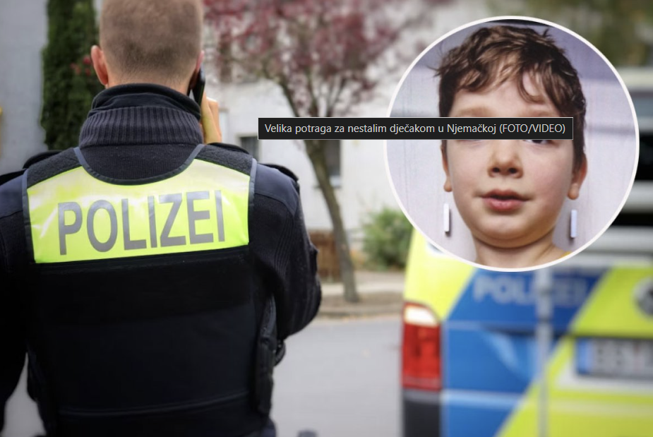 Velika potraga za nestalim dječakom u Njemačkoj (FOTO/VIDEO)