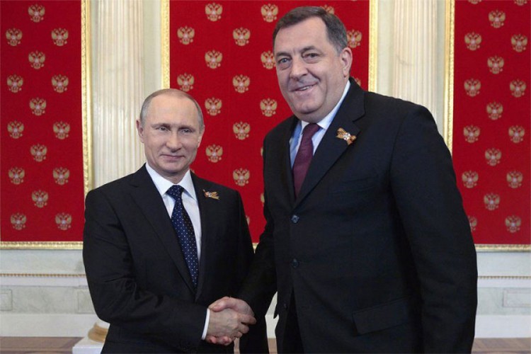 Dodik danas sa Putinom