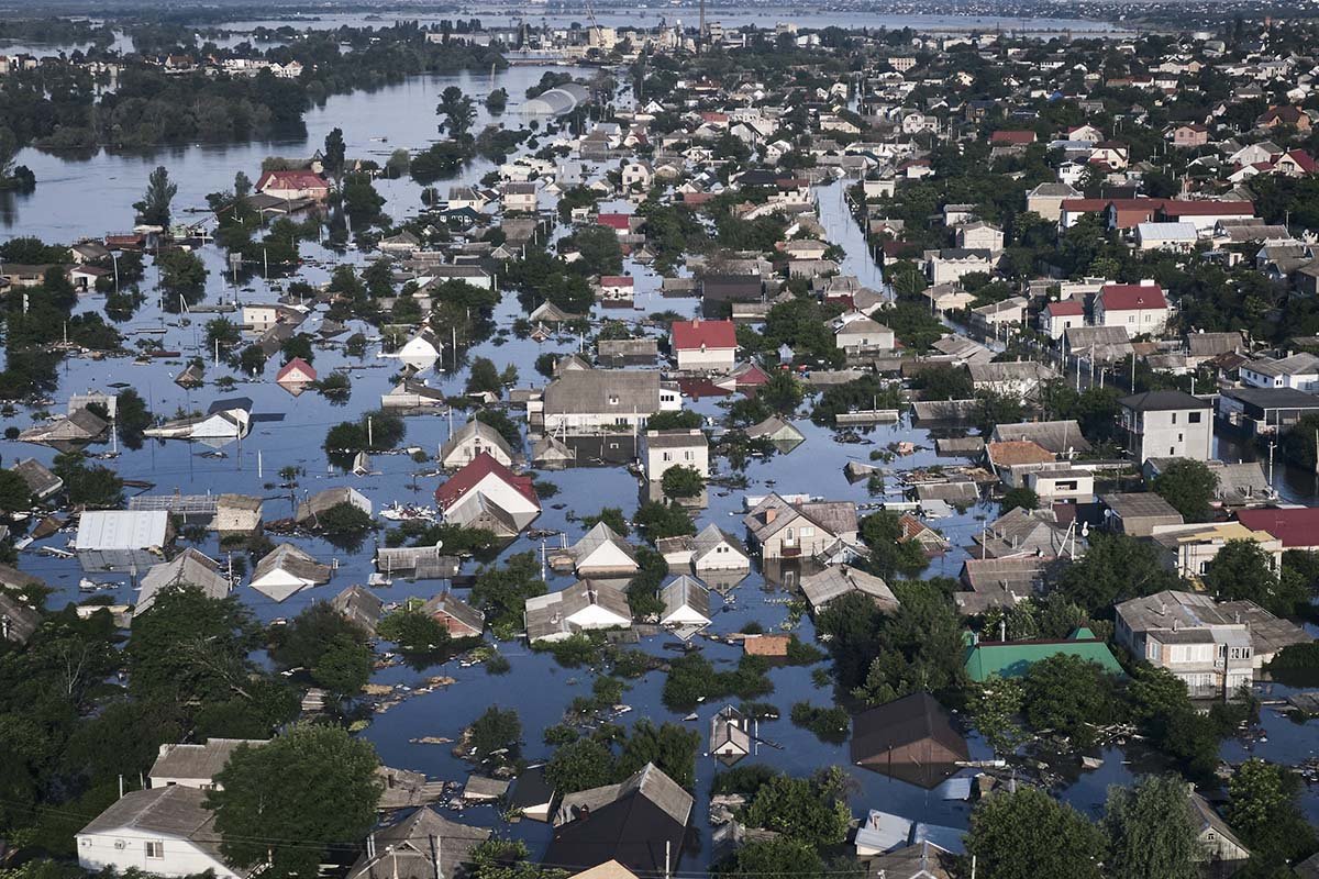 Kijev: Pod vodom oko 600 kvadratnih kilometara Hersonske oblasti