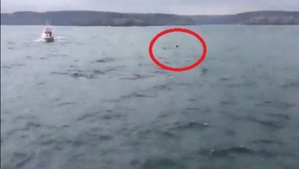 PANIKA U BOSFORU Pluta mina nadomak Istanbula /VIDEO/