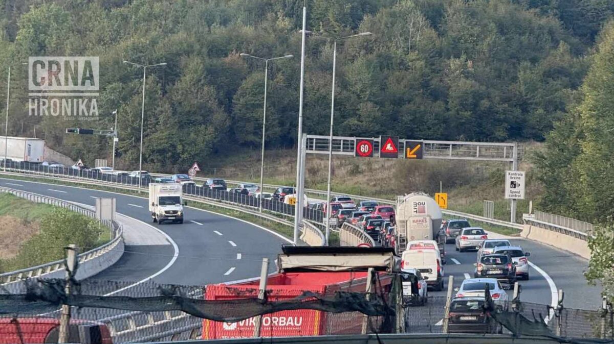 Saobraćajni kolaps u Sarajevu: Autoput A1 blokiran