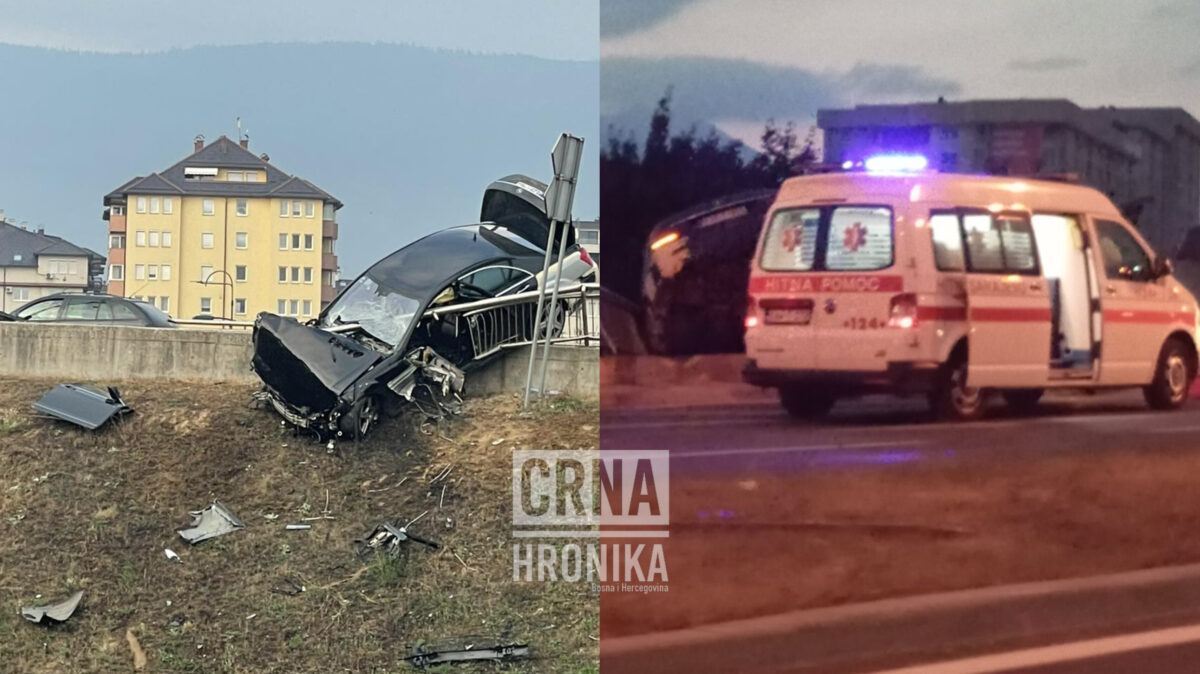 Teška saobraćajna nezgoda u Sarajevu, ima povrijeđenih (FOTO)