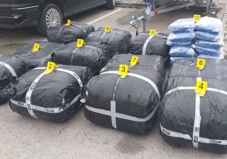 Bez dokaza o porijeklu robe: Na području Brčkog spriječeno krijumčarenje odjeće od 50.000 KM