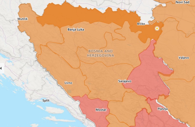 U BiH crveni meteoalarm zbog visoke temperature