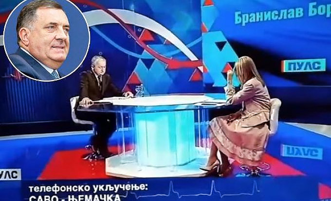 Poziv na ubistvo Dodika u uključenju uživo na televiziji