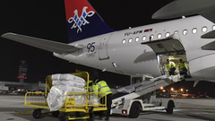 Srbija poslala prvi kontingent humanitarne pomoći Siriji (foto)