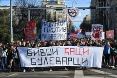 Počela 24-satna studentska blokada Autokomande u Beogradu