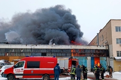 Požar izbio na sjeveru Moskve (VIDEO)