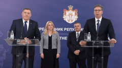 Vučić i Brnabićeva danas sa Dodikom, Cvijanovićevom i Viškovićem