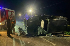 Povrijeđene dvije osobe, suvozač u BMW-u prevezan na UKC RS (FOTO)