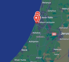 Ispaljene rakete na Tel Aviv