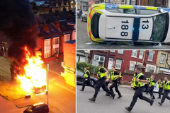 Nemiri u Britaniji, više vozila zapaljeno