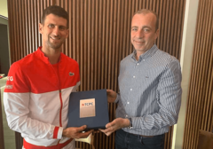 ĐOKOVIĆU PRIZNANJE IZ SRPSKE Milinović: Novak je odlučan da pomogne razvoj tenisa