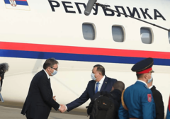VUČIĆ STIGAO U SRPSKU Delegacija Srbije stigla u Banjaluku