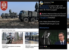 Hakerski napad "Anonimusa" na sajt Vojske Srbije