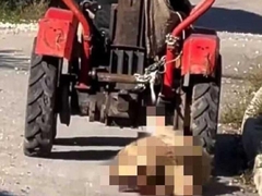 Osumnjičen da je zavezao psa za traktor i vukao ga po putu