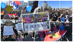 Širom Srbije tišina i protesti podrške studentima, Nišlije u šetnji do Merošine (VIDEO)