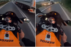Divljao" vozeći motor 278 kilometara na čas: Pohvalio se na mrežama pa ga policija pronašla (VIDEO)