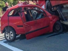 Strava na magistrali: Mladić poginuo u sudaru forda i kamiona
