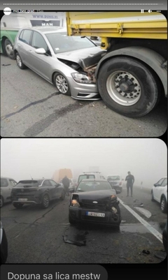 JEZIVI SNIMCI NEZAPAMĆENOG LANČANOG KOD BEOGRADA /VIDEO/: Sudar najmanje 50 automobila ,1 MRTAV,8 POVRIJEĐENIH