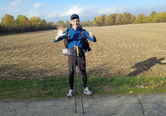 "Nadam se da će mali Ilija prohodati" Humanitarac Ljubiša Šljivić nakon više od 40 dana hoda stigao u Bijeljinu