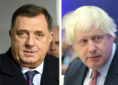 Dodik odgovorio Borisu Džonsonu: Kako se nije sjetio bombardovanja Srpske i Srbije bez ikakvog pravnog osnova
