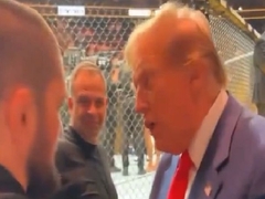 Habib prišao Trampu tokom UFC takmičenja, evo šta mu je tražio (VIDEO)