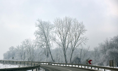 Saobraćaj otežan zbog snijega, kilometarske kolone na prelazu sa Hrvatskom