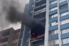 Planuo stan u Goraždu zbog neispravnog klima uređaja? (VIDEO)