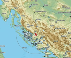HRVATSKU POGODIO NOVI ZEMLJOTRES Podrhtavanje se osjetilo snažno, trajalo desetak sekundi