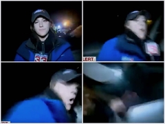 Novinarku pokosio automobil tokom izvještavanja /VIDEO/