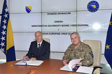 Ministarstvo sigurnosti i EUFOR potpisali sporazum: Definisani uslovi za angažiranje snaga EU u BiH