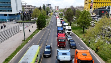  Kolona s više od 500 kamiona u Sarajevu poručila: "Dosta je bilo"