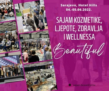 Za sve ljubitelje kozmetike i ljepote u Sarajevu 4. i 5.6. Sajam BeautiFUL 2022