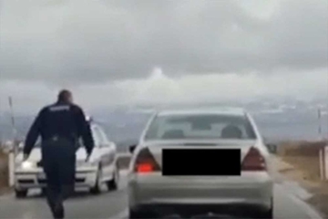 Pijan krivudao cestom, uhapšen u Tomislavgradu, mislio da je u Širokom Brijegu (VIDEO)