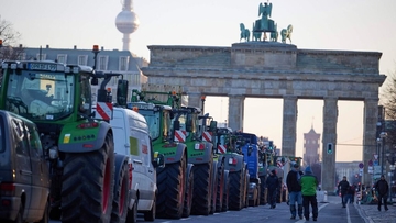 Traktori stižu u Berlin: Zatvoren centar grada zbog velikih završnih demonstracija poljoprivrednika