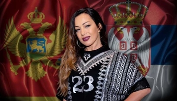 CRNOGORCI KLJUČAJU OD BIJESA Jadranka Barjaktarović pjevala: "Srpkinja je mene majka rodila"