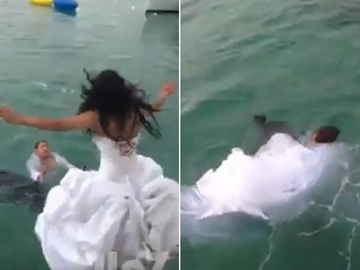 MLADA SKOČILA U VODU I UMALO SE UDAVILA Spašavalo je petoro ljudi (VIDEO)